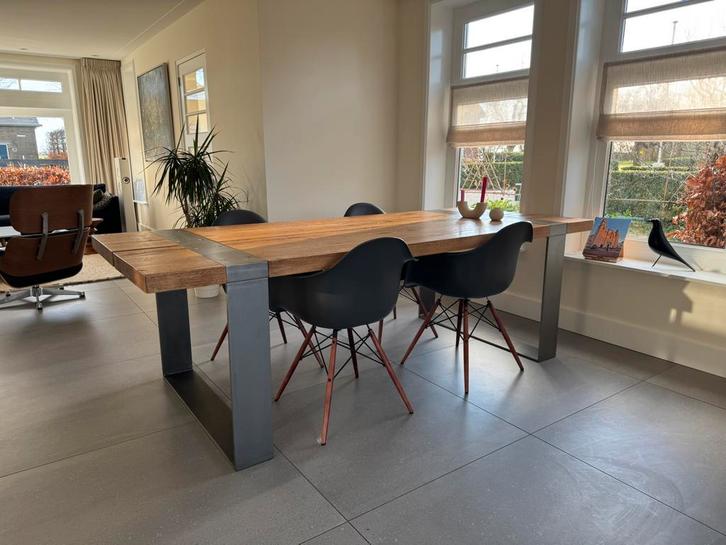 Eettafel Bunk Iccoon, Huis en Inrichting, Stoffering | Vloerbedekking, Zo goed als nieuw, Laminaat, 75 m² of meer, Ophalen