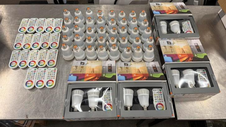 Grote partij Jedi Idual Led lampen met afstandbedieningen, Huis en Inrichting, Lampen | Losse lampen, Zo goed als nieuw, Led-lamp