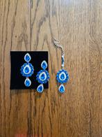 Prachtige set in koningsblauw, Overige materialen, Hangers, Blauw, Nieuw