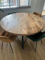 Eettafel rond 130 cm, Huis en Inrichting, Ophalen, 100 tot 150 cm, Rond, Zo goed als nieuw