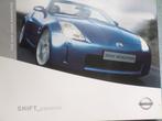 Nissan 350Z Roadster brochure met DVD, Boeken, Auto's | Folders en Tijdschriften, Gelezen, Nissan, Verzenden