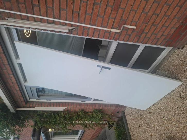 Opdek binnendeur 211×93, Doe-het-zelf en Verbouw, Deuren en Horren, Gebruikt, Binnendeur, 200 tot 215 cm, Hout, Ophalen