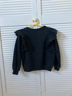Zwarte sweater met ruches mt 122/128, Meisje, Trui of Vest, H&M, Ophalen of Verzenden
