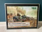 Minitrix N spoor orginele poster  in keurige lijst, Ophalen of Verzenden, Zo goed als nieuw, Boek, Tijdschrift of Catalogus, Trix
