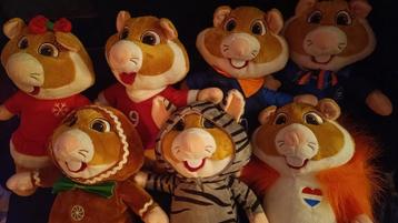 7x Albert Heijn Hamster weken knuffels beschikbaar voor biedingen