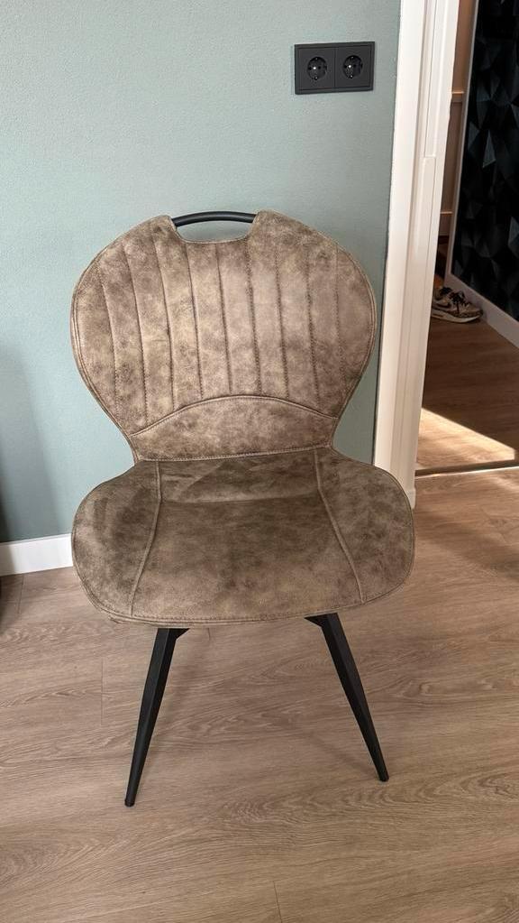 Eetkamerstoelen - Set van 2, Huis en Inrichting, Stoelen, Zo goed als nieuw, Twee, Stof, Overige kleuren, Ophalen