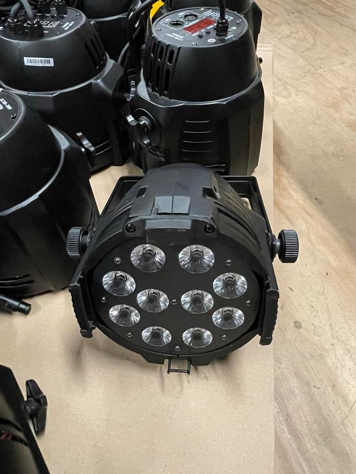 11x LED PAR Spots: Wit, Warm Wit & RGB - DMX, Muziek en Instrumenten, Licht en Laser, Gebruikt, Licht, Kleur, Ophalen of Verzenden