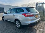 Ford Focus 1.0 Ecoboost Wagon 2013 Grijs, Auto's, Stof, Zwart, 100 pk, Origineel Nederlands