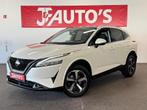 Nissan Qashqai 1.3 MHEV Xtronic TEKNA GROOT NAVI/CAMERA, PAN, Stof, Euro 6, Wit, Bedrijf