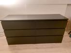 ladekast 160 cm zwart Ikea Malm 6 lades, Ophalen, Gebruikt, 5 laden of meer, 150 tot 200 cm