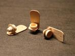 Ouderwetse houten hangplankjes met houten bloempotje., Ophalen of Verzenden, Nieuw, Gebruiksvoorwerp