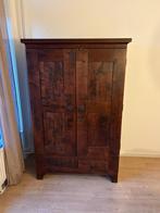 Prachtige kersenhouten  kast met planken en lades, Huis en Inrichting, Kasten | Kledingkasten, Ophalen, Gebruikt, 100 tot 150 cm