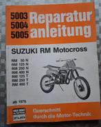 Reparate/service boek voor Suzuki crossmotor type RM, Motoren, Ophalen of Verzenden, Gebruikt