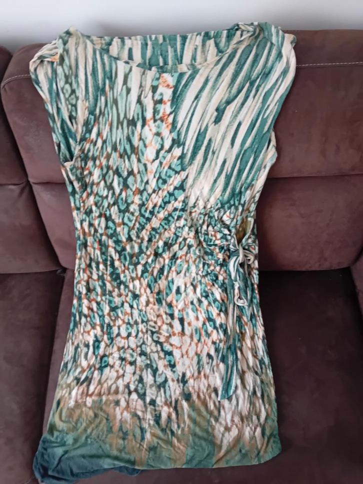 Didi Jurk Maat 44, Kleding | Dames, Jurken, Zo goed als nieuw, Maat 42/44 (L), Groen, Boven de knie, Ophalen of Verzenden