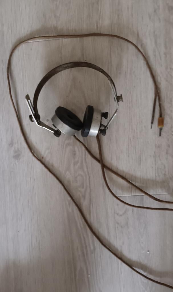 antieke koptelefoon, Ophalen of Verzenden, Gebruikt, Op oor (supra aural), Overige merken