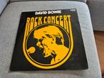 David Bowie LP Rock Concert, Cd's en Dvd's, Ophalen of Verzenden, Zo goed als nieuw, 12 inch, Poprock