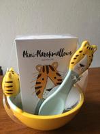 Porseleinen Schaaltje/Kommetje en bijpassende Lepel "Tijger", Nieuw, Ophalen of Verzenden, Schaal of Schalen, Overige stijlen