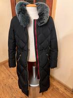 Lange winterjas Giovanni Couture Size 44, Kleding | Dames, Zwart, Maat 42/44 (L), Ophalen of Verzenden, Gedragen