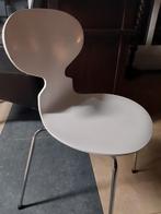 ORIGINELE FRITZ HANSEN MIER STOELEN WIT DESIGN ARNE JACOBSEN, Ophalen of Verzenden, Gebruikt, Wit