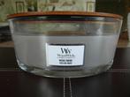 WoodWick Hearthwick Ellipse geurkaars "WOOD SMOKE", Nieuw, Minder dan 25 cm, Overige materialen, Grijs
