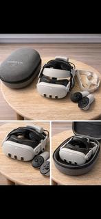 Meta Quest 3 512 GB, BOBO M3 Pro batterijriem, hardshel case, Ophalen, Zo goed als nieuw, VR-bril, Overige platformen