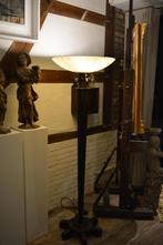 Art Nouveau staande lamp met albast kap, Ophalen