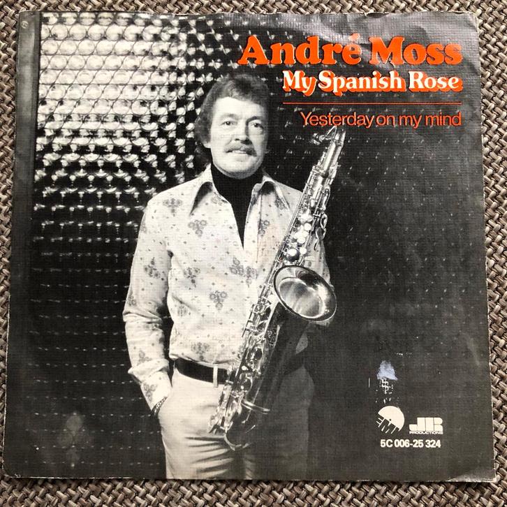 Vinyl Singeltje André Moss My Spanish Rose 1975 € 2,50, Cd's en Dvd's, Vinyl Singles, Zo goed als nieuw, Single, Pop, 7 inch, Ophalen of Verzenden