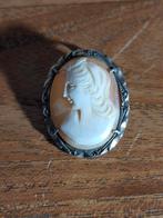 Zilveren camee., Sieraden, Tassen en Uiterlijk, Broches, Ophalen of Verzenden, Zo goed als nieuw, X, Zilver
