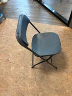 16x grijze kunsstof metaal klapstoel, Huis en Inrichting, Stoelen, Ophalen, Grijs, Kunststof