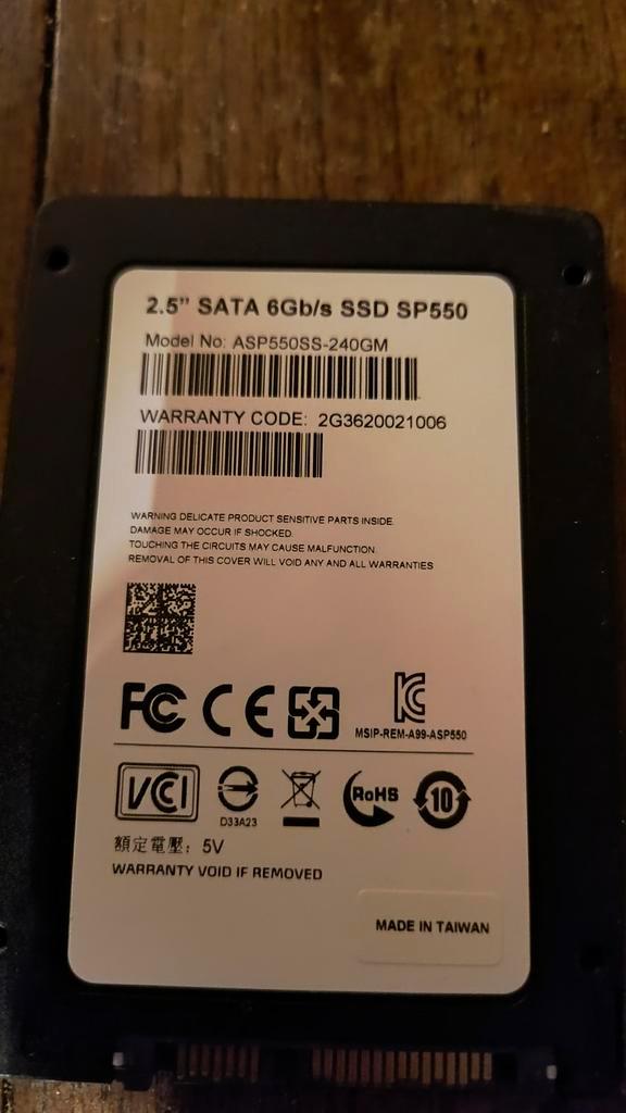 ADATA 240GB SSD - Snelle Opslag!, Computers en Software, Harde schijven, Gebruikt, Desktop, Intern, SSD, SATA, Ophalen