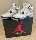 Nike Air Jordan 4 Retro GS - Wit/Navy - Maat 38, Kleding | Dames, Schoenen, Ophalen of Verzenden, Gedragen, Wit