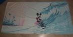 Mickey Mouse Strandlaken met een surfende Mickey, Ophalen of Verzenden, Gebruikt