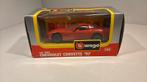 Chevrolet Corvette 1997 red Bburago 1.43, Overige merken, Auto, Ophalen of Verzenden, A