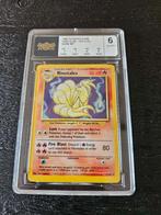 Pokemon Kaart - Ninetales Base Set Holo - Graded, Ophalen of Verzenden, Zo goed als nieuw, Losse kaart, Foil