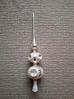 Glazen piek met versiering, Ophalen of Verzenden, Zo goed als nieuw