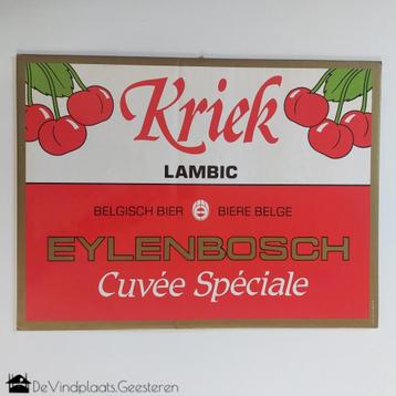 Eylenbosch Kriek Lambic reclamebord beschikbaar voor biedingen