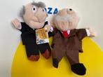 3394 muppets handpoppen opa's Statler en Waldorf, Kinderen en Baby's, Speelgoed | Knuffels en Pluche, Ophalen of Verzenden, Zo goed als nieuw