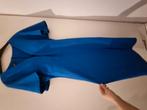 Avondjurk/Coctailjurk Blauw met franjes, Kleding | Dames, Ophalen of Verzenden, Zo goed als nieuw, Blauw, Galajurk