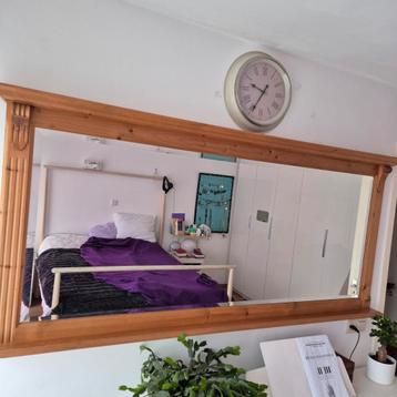 Grote dressoir spiegel, facet geslepen glas 170x85cm  beschikbaar voor biedingen