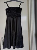 zgan zwart gevoerde party jurk mt M Dress Abiye, Maat 38/40 (M), Zwart, Ophalen of Verzenden, Zo goed als nieuw
