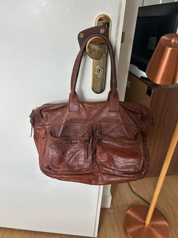 Cowboysbag Handtas Bruin Leder beschikbaar voor biedingen