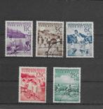 Nederlandse Antillen 1951, NVPH 234 t/m 238, Gestempeld., Postzegels en Munten, Postzegels | Nederlandse Antillen en Aruba, Verzenden
