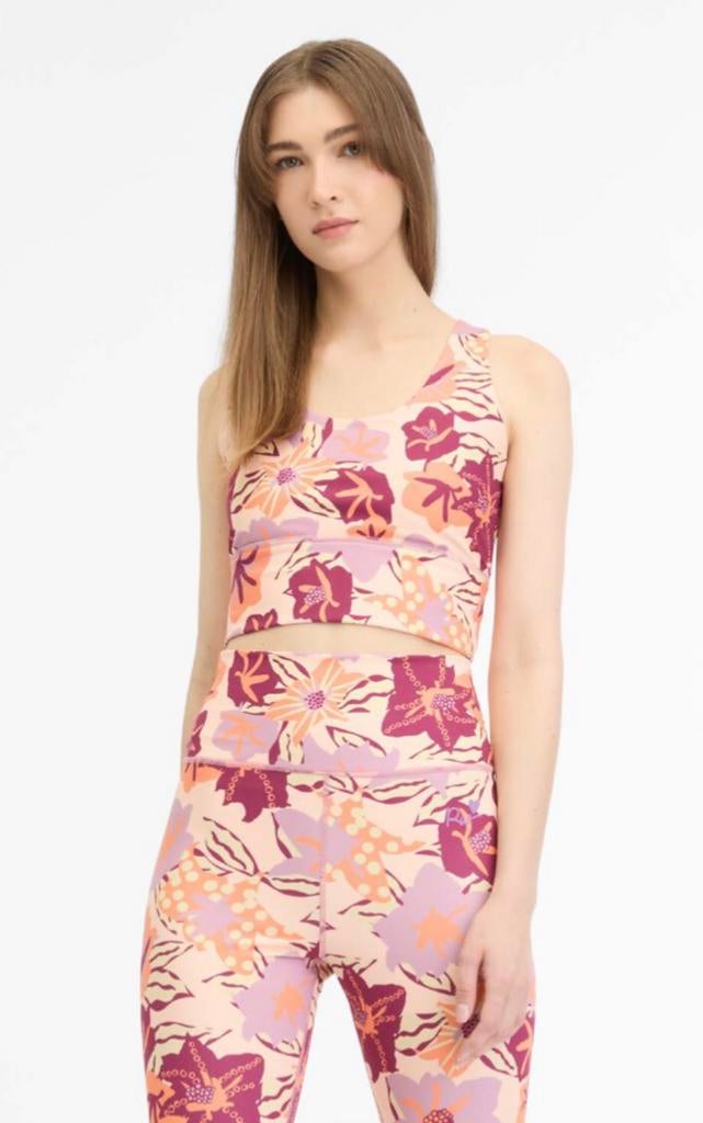Nieuw! RAGWEAR vegan sport yoga top oranje print bloemen, Ragwear, Nieuw, Oranje, Ophalen of Verzenden
