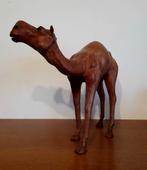 Vintage kameel leder, dromedaris leer en papier mache, Gebruikt, Ophalen of Verzenden, Baambrugge, Info@babuschka.nl