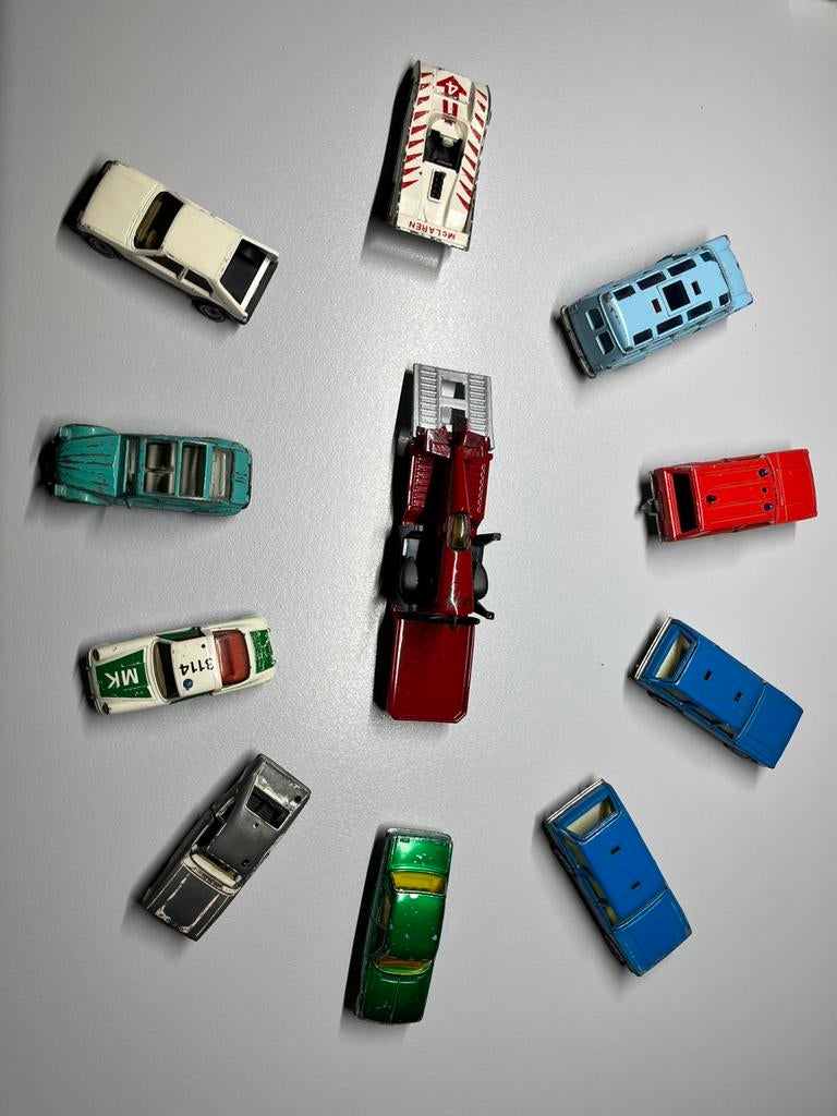Siku Voertuigen Collectie: 10 Auto's, 1 Aanhanger, 1 Vliegtu, Kinderen en Baby's, Speelgoed | Speelgoedvoertuigen, Ophalen of Verzenden