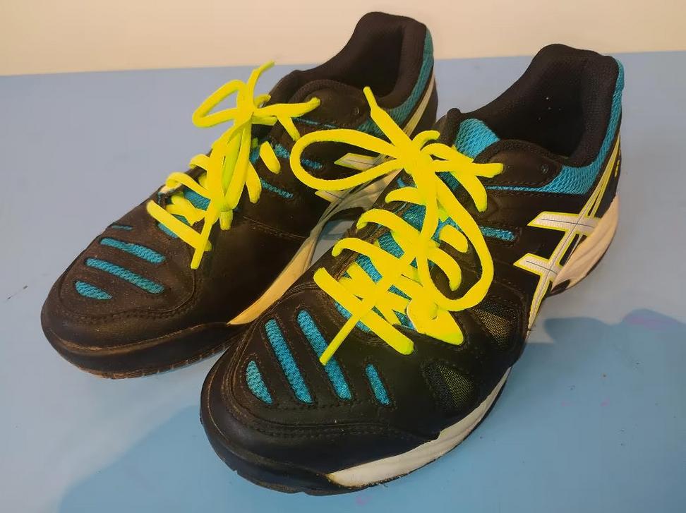Asics gel game tennisschoenen zaalschoenen maat 35, Sport en Fitness, Tennis, Overige merken, Gebruikt, L00, Schoenen