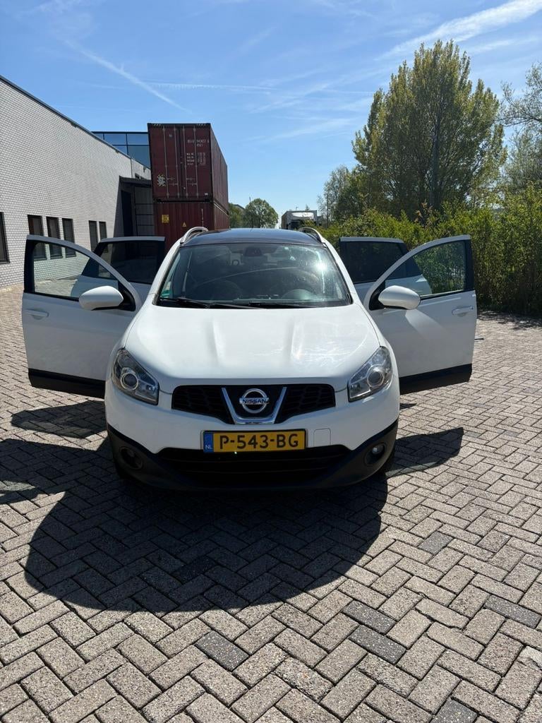 Nissan Qashqai+2 7-Zitter | Automaat | Panorama Dak | Nav, Auto's, Automaat, 4 cilinders, 7 stoelen, Wit