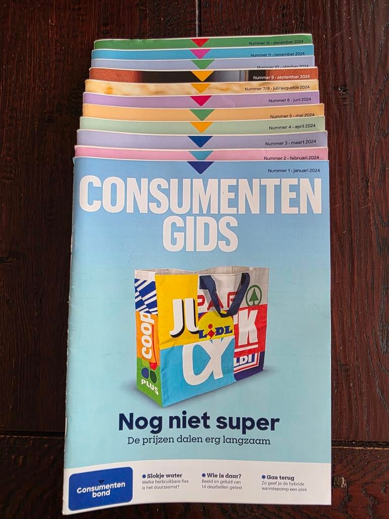 11 nummers Consumentengids 2024, Ophalen of Verzenden, Gelezen