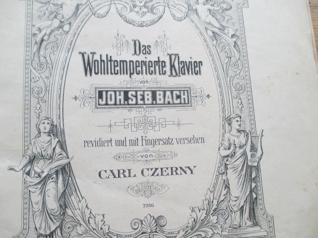 BACH-DAS WOHLTEMPERIERTE KLAVIER - PIANO, Gebruikt, Klassiek, Ophalen of Verzenden, Artiest of Componist