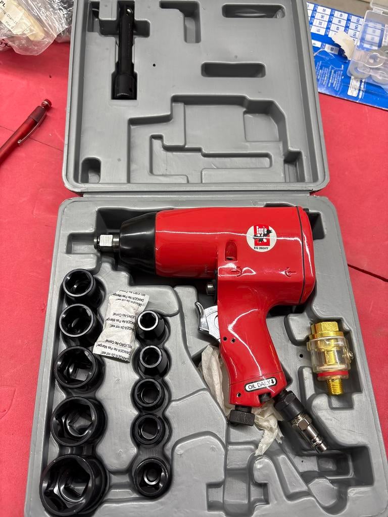 Eagle EG 260KT Power Tools slagmoersleutel, Auto diversen, Autogereedschap, Eagle, Verzenden, Eagle, Zo goed als nieuw